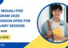 INST Mohali PhD Program 2025 Admission Open for January Session – Apply Now INST PhD Program 2025