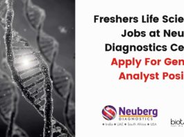 Freshers BSc Life Sciences Jobs