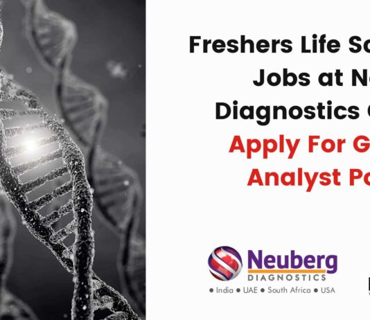 Freshers BSc Life Sciences Jobs