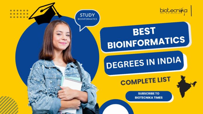 Best Bioinformatics Degree