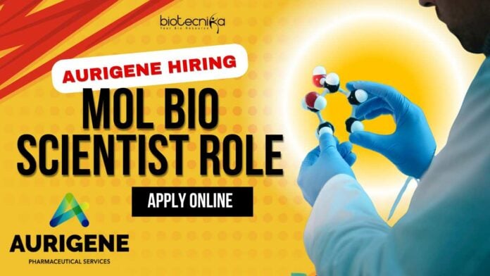 Aurigene Molecular Biology Scientist