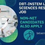 inStem Life Sciences Research Job