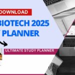 GATE Biotech 2025 Study Planner