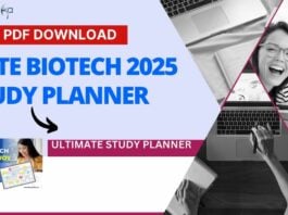 GATE Biotech 2025 Study Planner