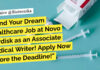 Novo Nordisk Associate Medical Writer! Life Sciences Apply Now Life Sciences Medical Writing Jobs at Novo Nordisk - Apply Online