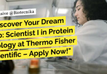 Protein Biology Scientist at Thermo Fisher Scientific – Apply Now!