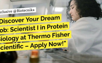 Protein Biology Scientist at Thermo Fisher Scientific – Apply Now!