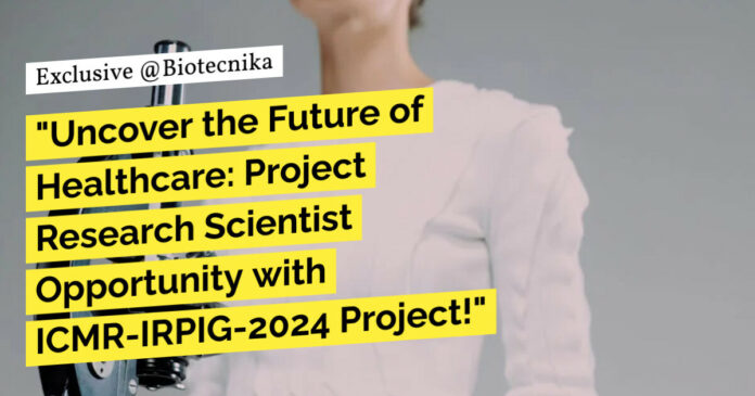 SJRI Project Research Scientist Vacancy