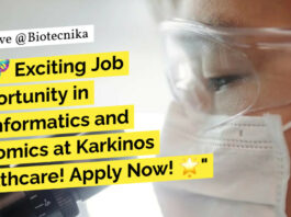 Karkinos Healthcare Hiring Bioinformatics