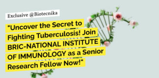 BRIC-NII Life Sciences SRF Position - Applications Invited
