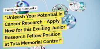 ACTREC Cancer Project Vacancy For Life Sciences - Attend Walk-In