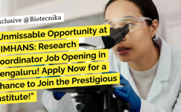 NIMHANS Research Coordinator Job