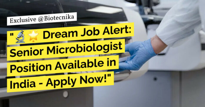 ENDO Senior Microbiologist Job