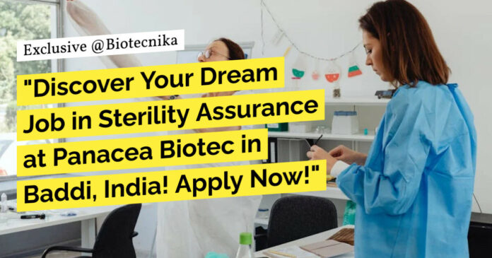 Panacea Biotec Microbiology Job Opening - MSc Biotech Apply Online