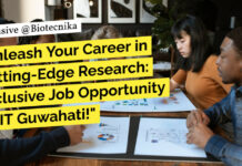 Biotech R&D JRF Vacancy at IIT Guwahati! Attend Walk-In