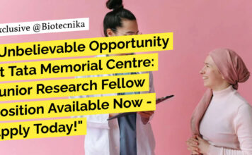 TMC-ACTREC JRF Position Available Now – Attend Walk-In-Interview! TMC-ACTREC JRF Position Available Now - Attend Walk-In-Interview!