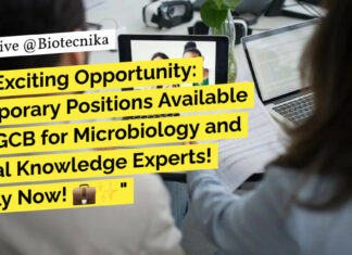RGCB Microbiology Project Recruitment For MSc - Apply Online