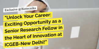 ICGEB Bioinformatics SRF Position - MSc, BTech, MTech Life Sciences Apply Online