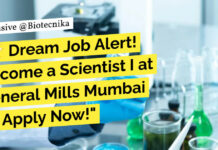 General Mills Hiring For Scientist Role - Food Tech, Biotech, Life Sciences Apply Online