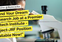 MSc Life Sciences Vacancy at RCB Faridabad - Project-JRF Position Available Now!