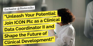 BSc Clinical Data Coordinator Job For Life Sciences at ICON Plc - Apply Online