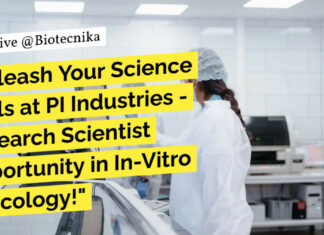 PI Industries Research Vacancies For Molecular Biology, Biochem - Apply Online