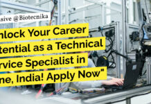 Ecolab Biotechnology Technical Service Specialist Role! Apply Now