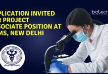 Project Associate Position at AIIMS