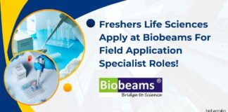 Freshers Life Sciences Apply at Biobeams