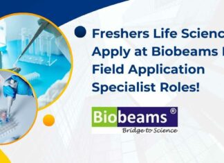 Freshers Life Sciences Apply at Biobeams