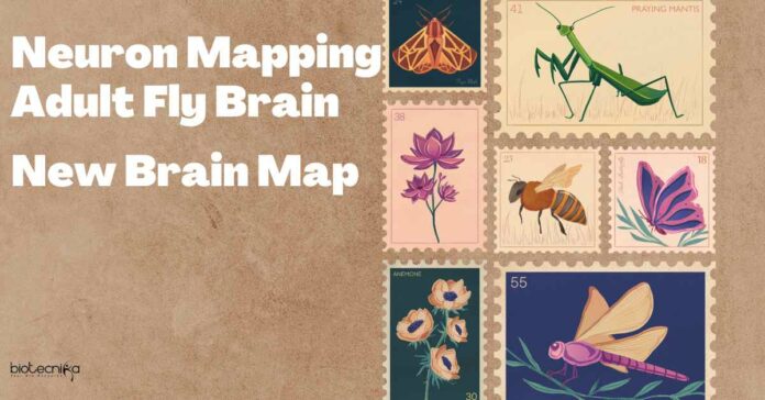 Neuron Mapping Adult Fly Brain - New Brain Map