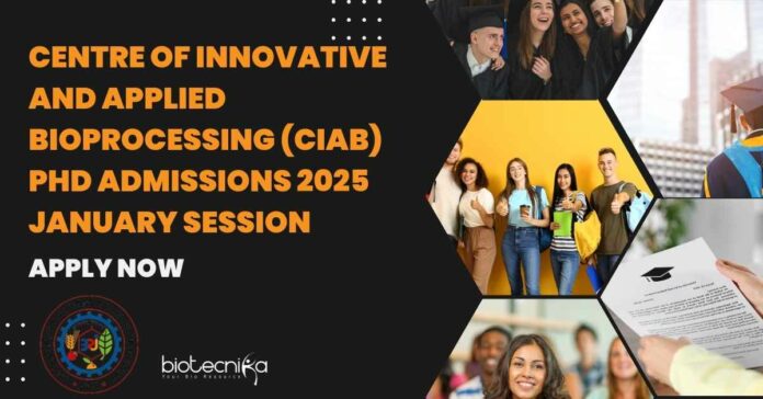 CIAB PhD Admissions 2025