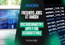 Freshers Jobs at Amgen