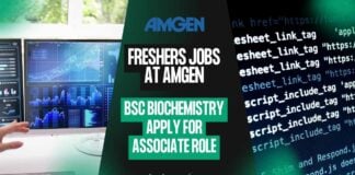 Freshers Jobs at Amgen