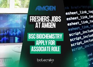 Freshers Jobs at Amgen