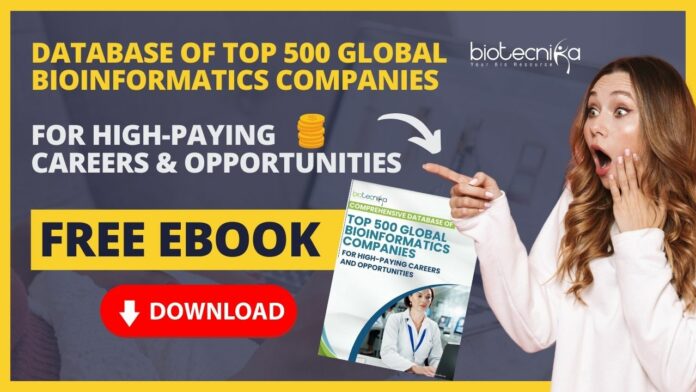 Top 500 Bioinformatics Companies
