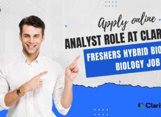 Freshers Hybrid Biotech Analyst Role at Clarivate - Apply Online
