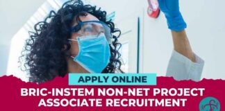 BRIC-inStem Non-NET Project Associate