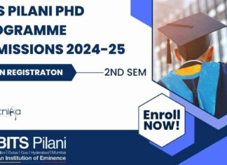 BITS Pilani PhD Admissions 2024-25