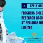 Freshers Biology Job at Reliance