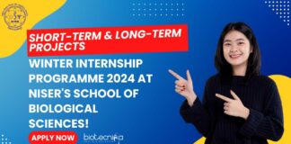 NISER Winter Internship Programme 2024