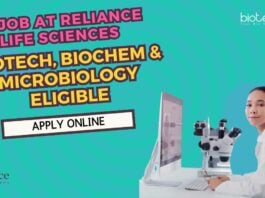 QC Job at Reliance Life Sciences