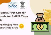 DBT-BIRAC AMRIT Team Grants - Call For Proposals