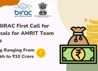 DBT-BIRAC AMRIT Team Grants - Call For Proposals
