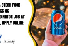 Food Tech SC QC Coordinator Job