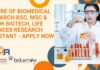 Centre of Biomedical Research BSc, MSc & BTech Biotech, Life Sciences Research Assistant – Apply Now Centre of Biomedical Research BSc