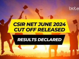 Cut Off For CSIR NET June
