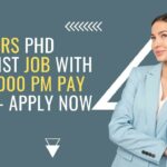 Freshers PhD Scientist Job