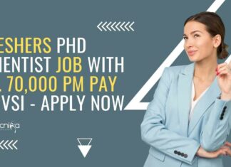 Freshers PhD Scientist Job