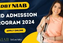 DBT-NIAB PhD Admissions 2024 Program